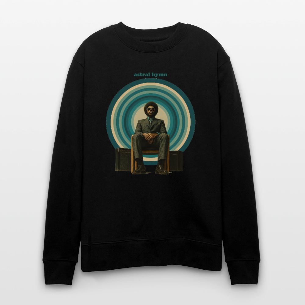 The Creator Has a Free Jazz Plan, Ekologisk sweatshirt CHANGER unisex från Stanley/Stella - svart