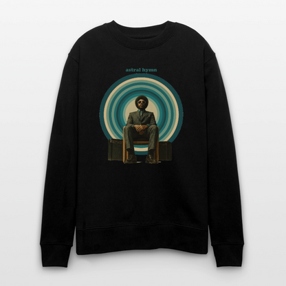 The Creator Has a Free Jazz Plan, Ekologisk sweatshirt CHANGER unisex från Stanley/Stella - svart