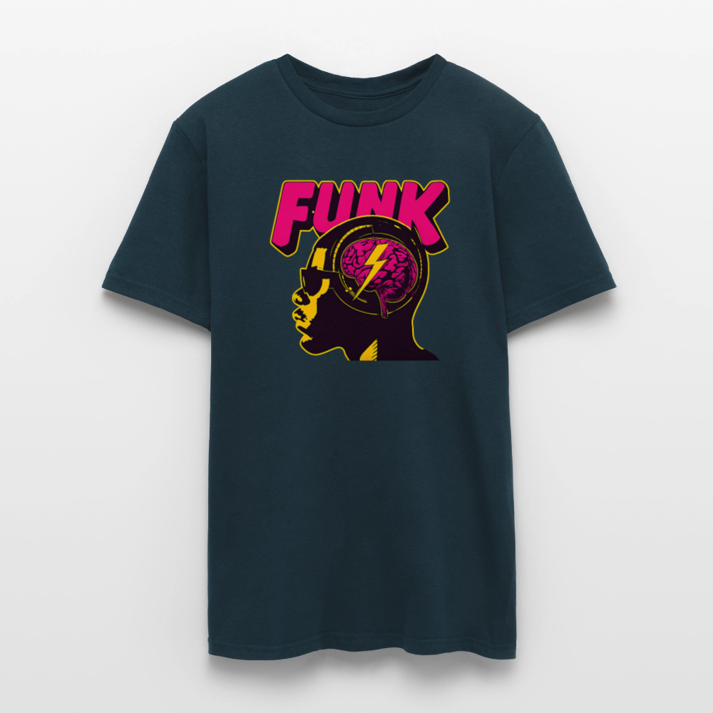 Funk Head, T-shirt herr - marinblå