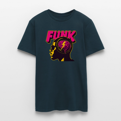 Funk Head, T-shirt herr - marinblå