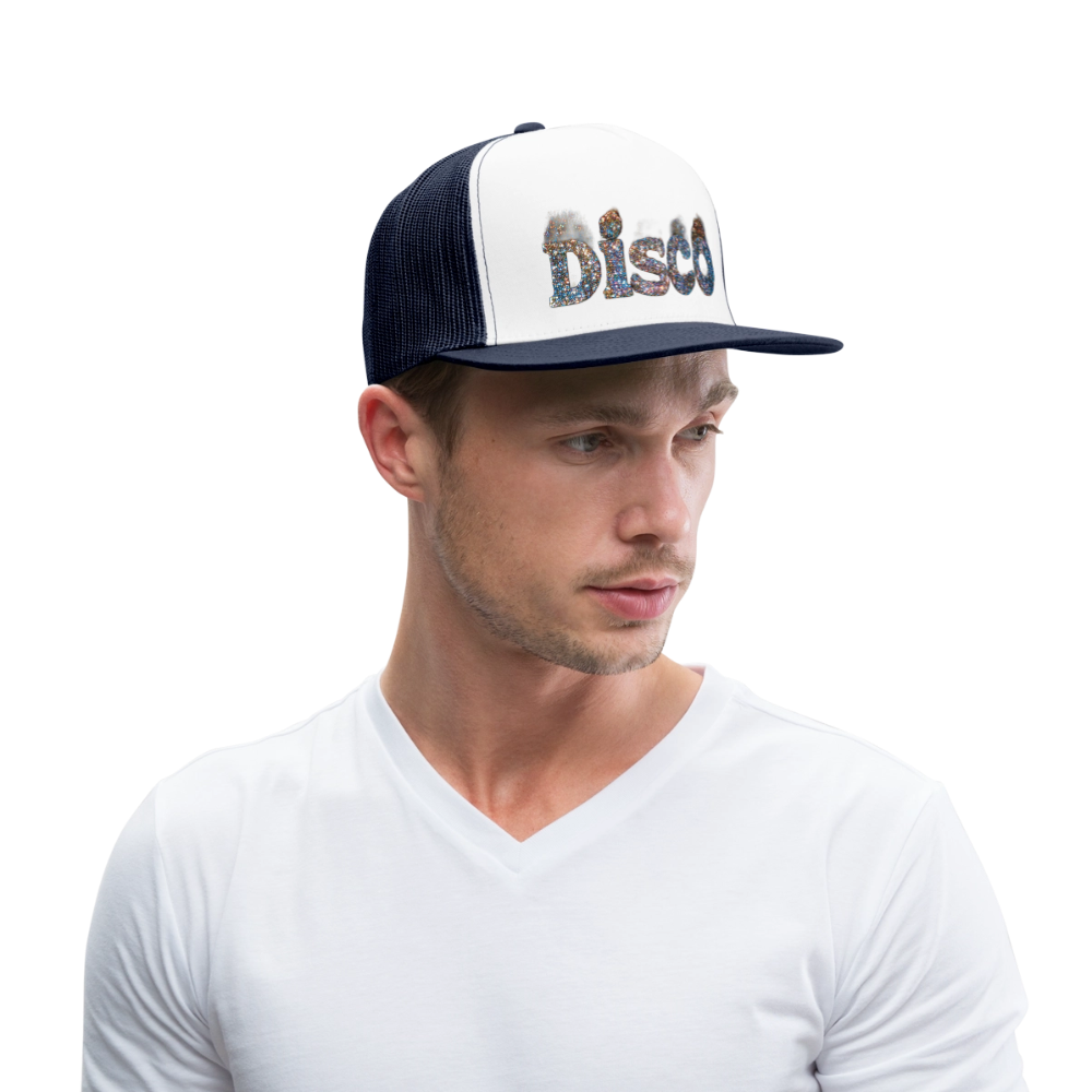 Star Dust, Trucker Cap - vit/marinblå