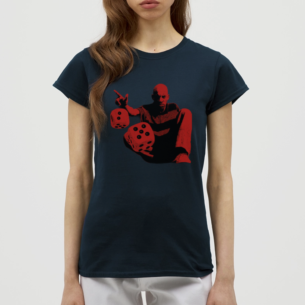 Six Side Story, T-shirt dam - marinblå