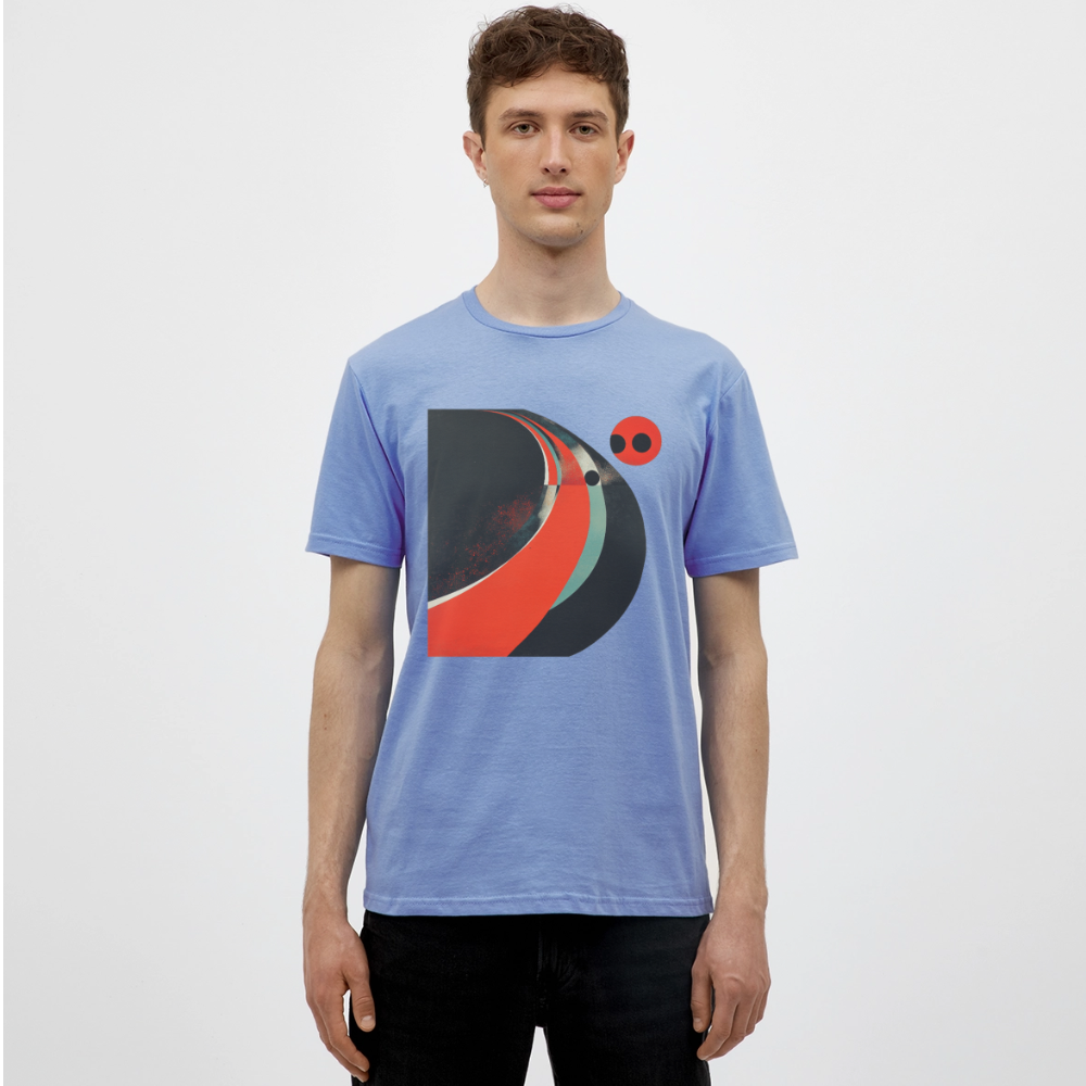 Distant Vinyl Dreams, T-shirt herr - carolina blue