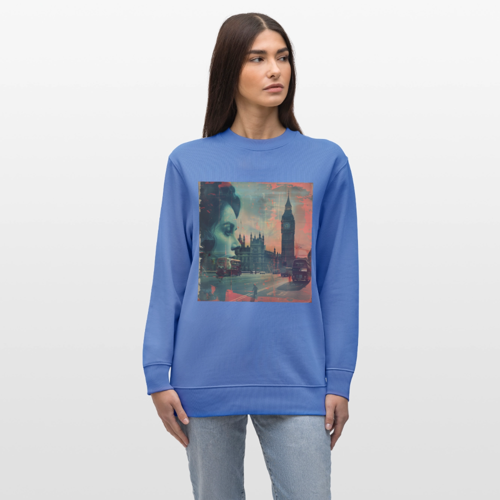 The Beat of London, Ekologisk sweatshirt CHANGER unisex från Stanley/Stella - blå