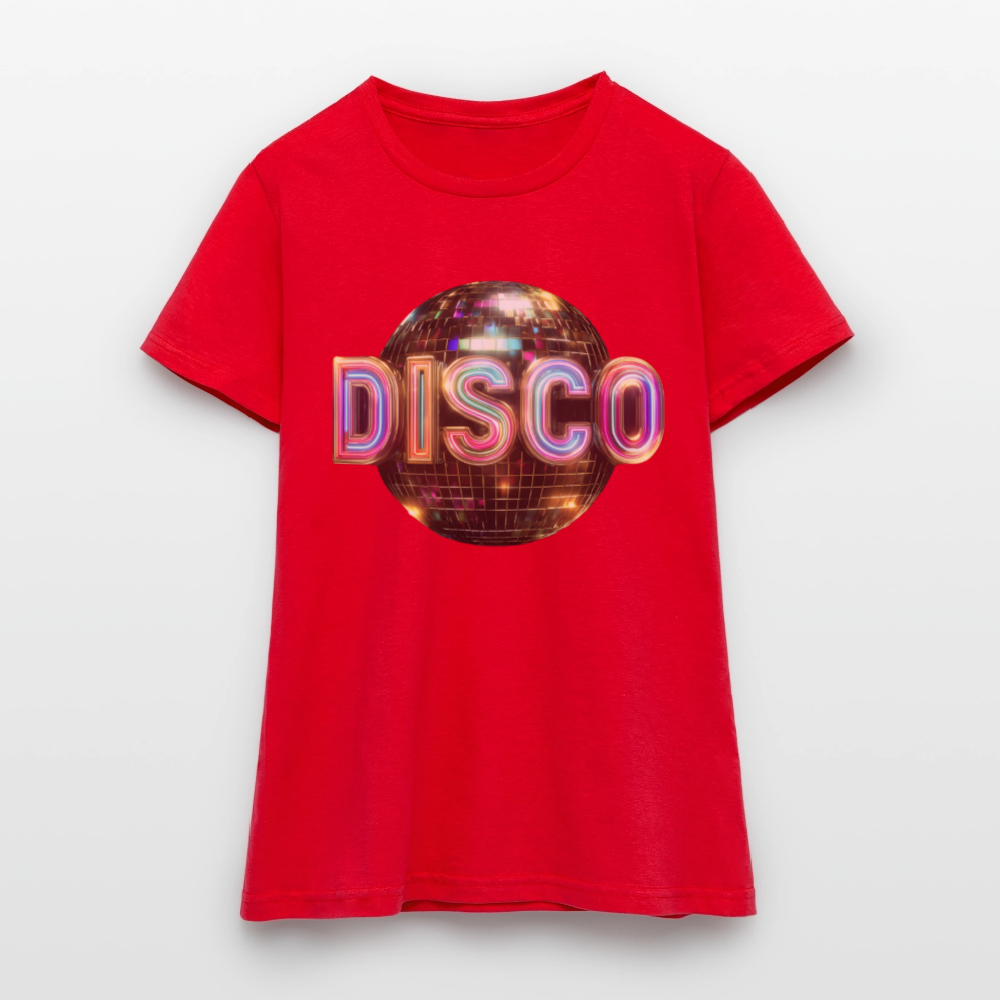 Disco Dreamscape, T-shirt dam - röd