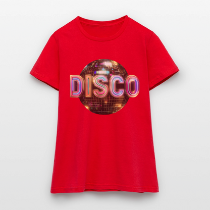 Disco Dreamscape, T-shirt dam - röd