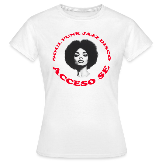 Where Music Lives – Powered by Acceso Family, T-shirt dam - vit