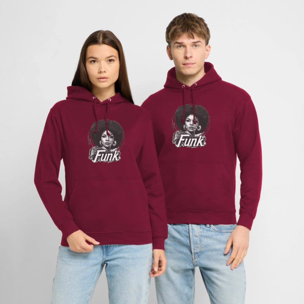 Funk Queen, Luvtröja unisex - bordeaux