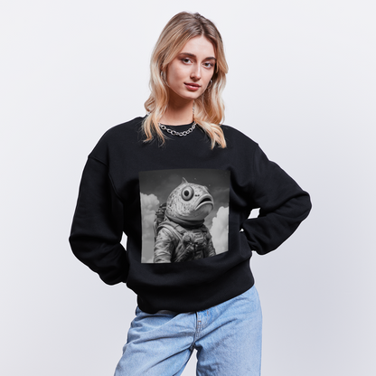 En ensam simtur i universum, Ekologisk oversizetröja RADDER unisex från Stanley/Stella - svart