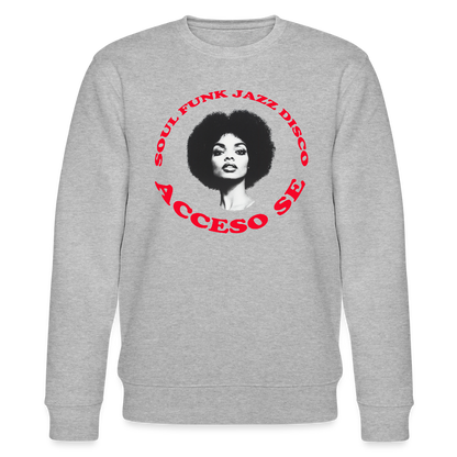 Where Music Lives – Powered by Acceso Family, Ekologisk sweatshirt CHANGER unisex från Stanley/Stella - gråmelerad