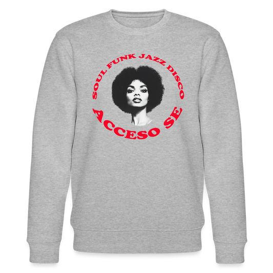 Where Music Lives – Powered by Acceso Family, Ekologisk sweatshirt CHANGER unisex från Stanley/Stella - gråmelerad