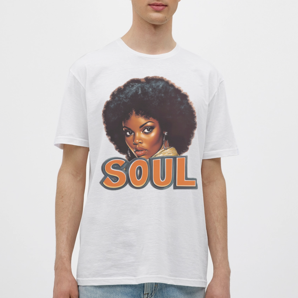 Soulful Vibes, T-shirt herr - vit