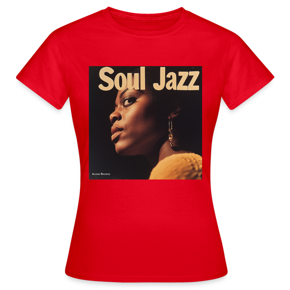 Acceso's Soul Groove: Jazz with a Beat, T-shirt dam - röd