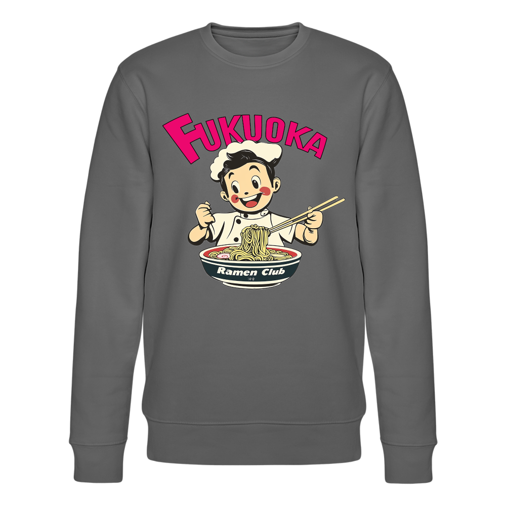 Fukuoka Ramen Club, Ekologisk sweatshirt CHANGER unisex från Stanley/Stella - kolgrå