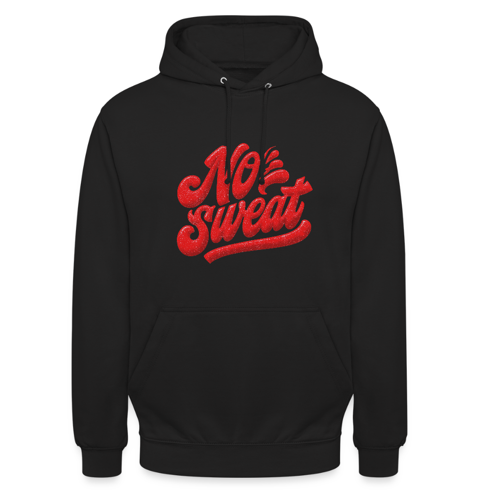 No Sweat, Luvtröja unisex - svart