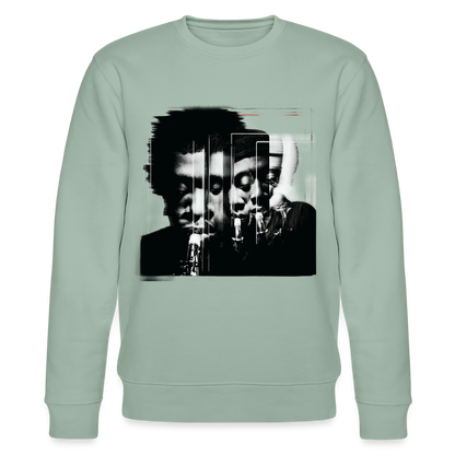 Between Breaths, Ekologisk sweatshirt CHANGER unisex från Stanley/Stella - ljus grågrön