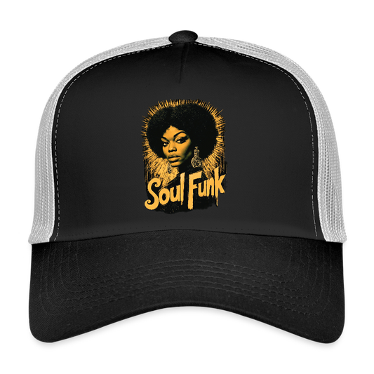 Soul Funk, Trucker Cap - svart/stengrå