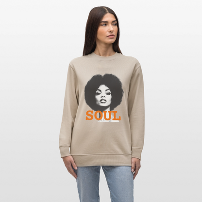 Soul PWR, Ekologisk sweatshirt CHANGER unisex från Stanley/Stella - beige