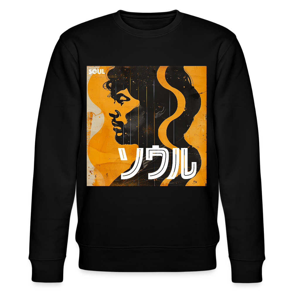 Nippon Grooves, Ekologisk sweatshirt CHANGER unisex från Stanley/Stella - svart