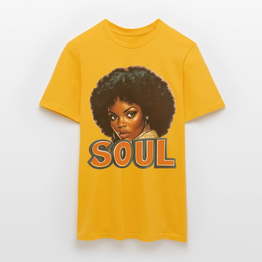 Soulful Vibes, T-shirt herr - gul