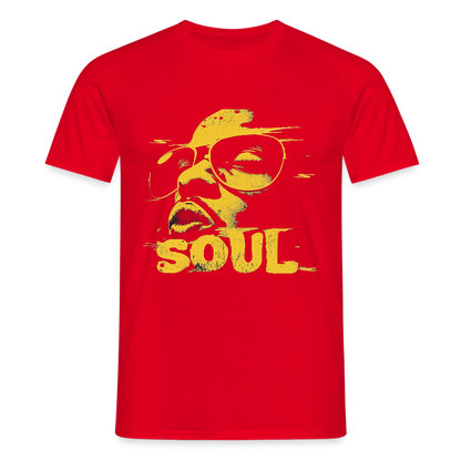 Funky Soul, T-shirt herr - röd