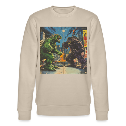 Kampen vid Solnedgången, Ekologisk sweatshirt CHANGER unisex från Stanley/Stella - beige