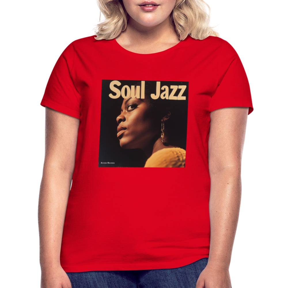 Acceso's Soul Groove: Jazz with a Beat, T-shirt dam - röd