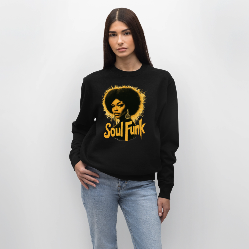 Soul Funk, Ekologisk sweatshirt CHANGER unisex från Stanley/Stella - svart