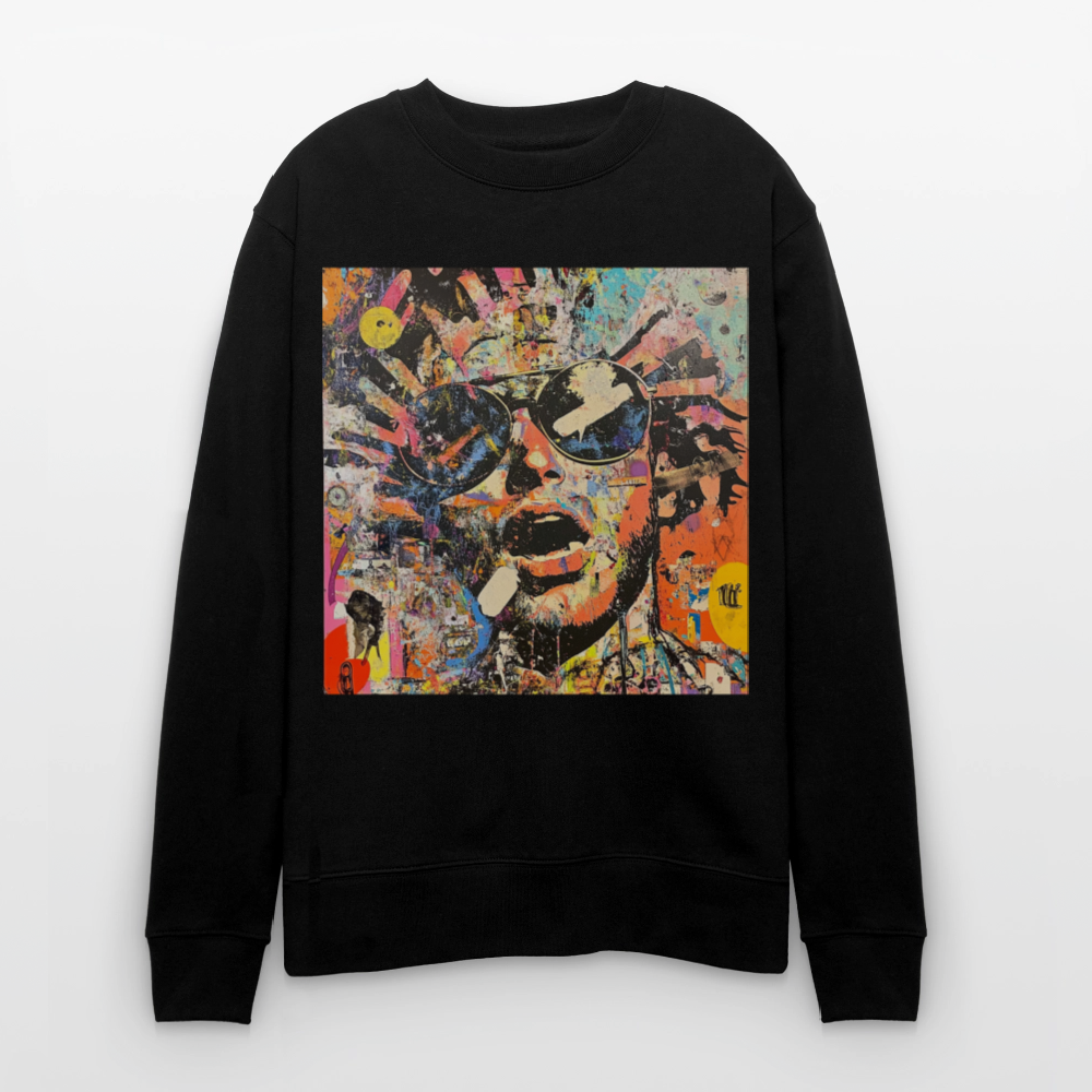 Cosmic Soul Groove, Ekologisk sweatshirt CHANGER unisex från Stanley/Stella - svart