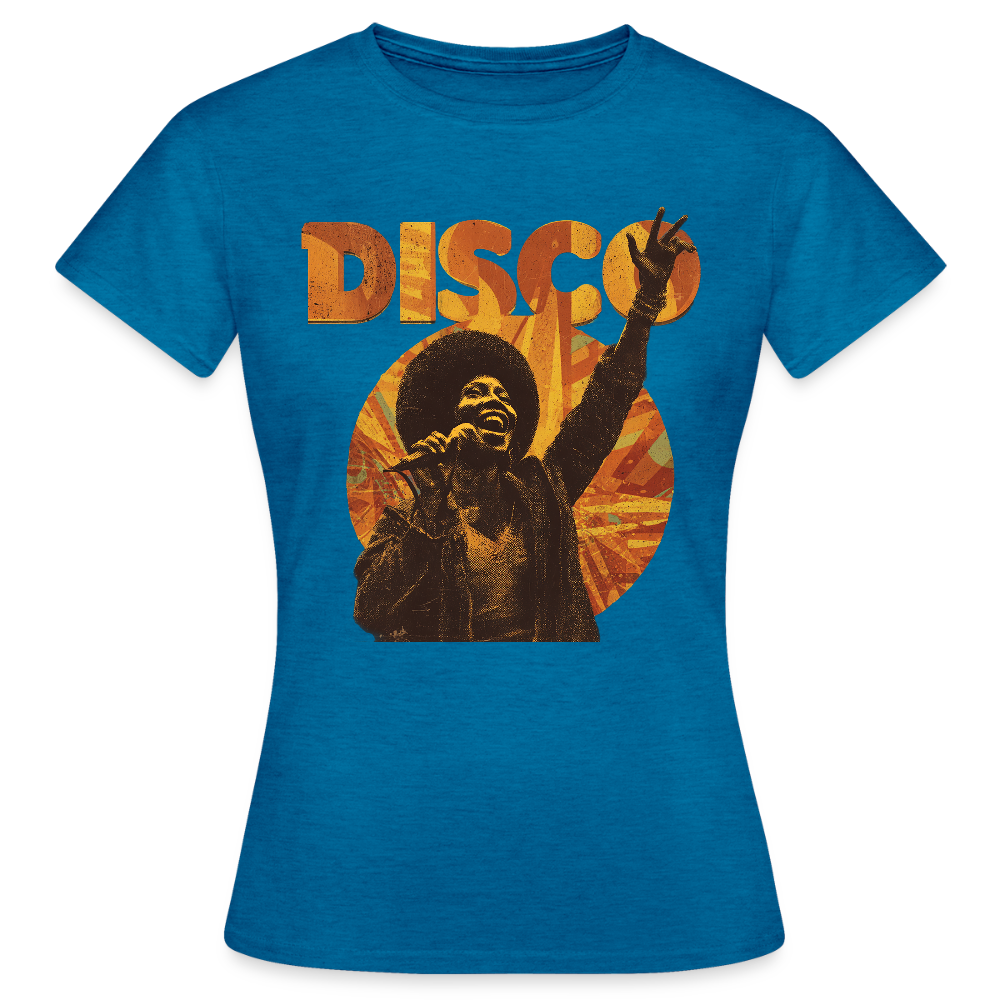 Boogie Soul, T-shirt dam - antikblå safirljung