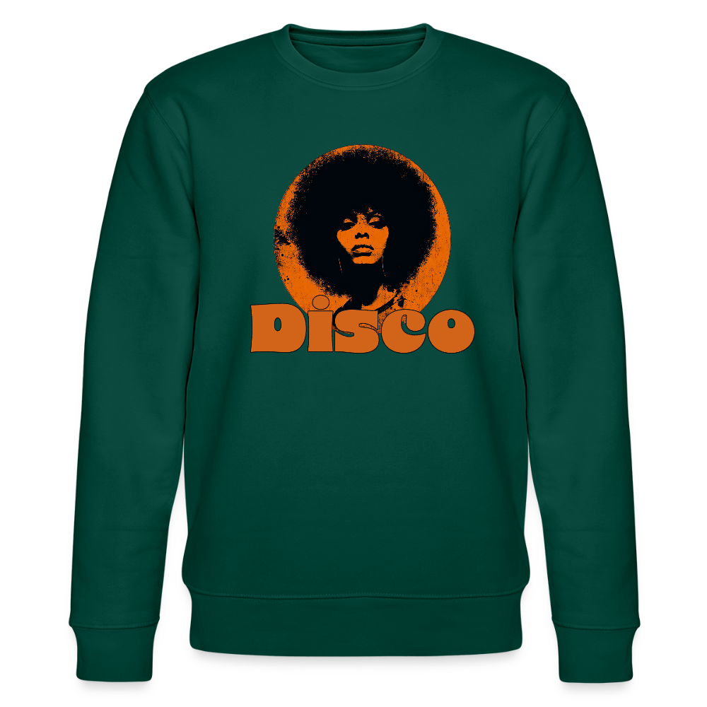 Disco Inferna, Ekologisk sweatshirt CHANGER unisex från Stanley/Stella - skogsgrön