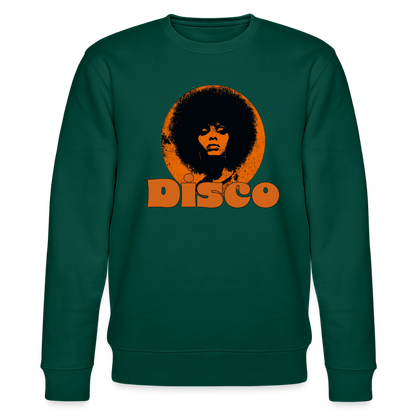 Disco Inferna, Ekologisk sweatshirt CHANGER unisex från Stanley/Stella - skogsgrön