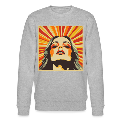 Sun Girl, Ekologisk sweatshirt CHANGER unisex från Stanley/Stella - gråmelerad