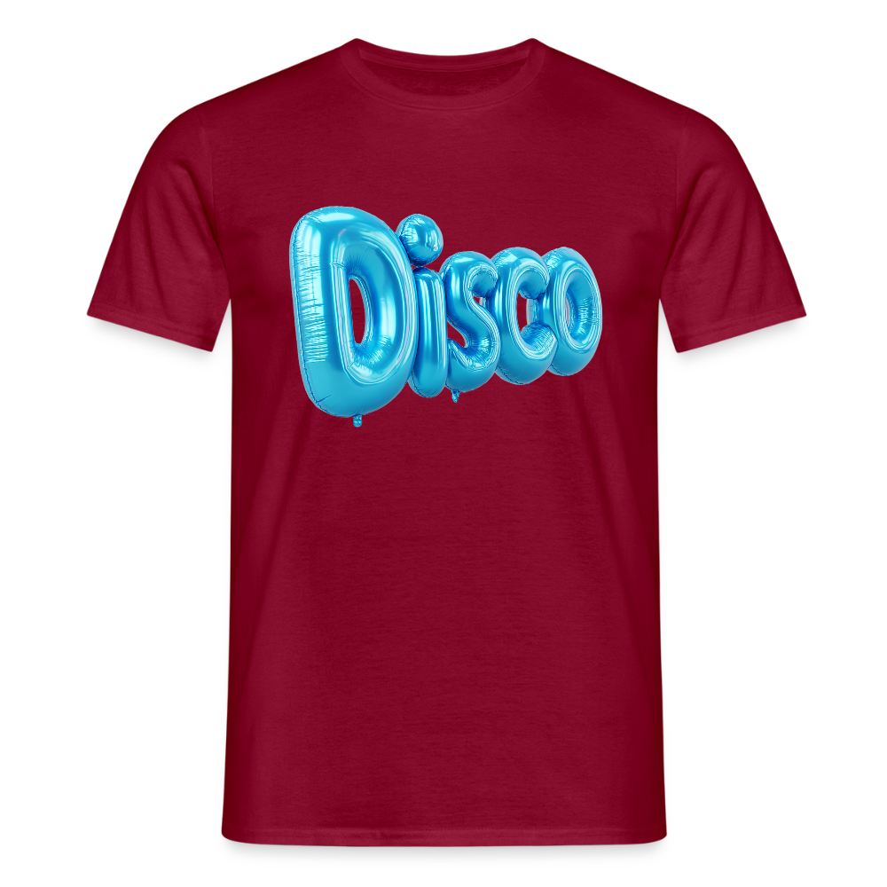Pump the Disco, T-shirt herr - tegelröd