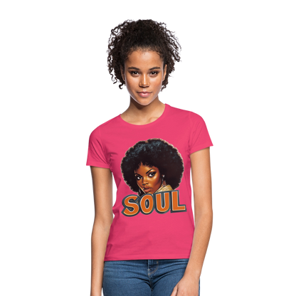 Soulful Vibes, T-shirt dam - azalea