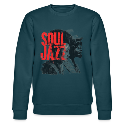 The Essence of Soul Jazz, Ekologisk sweatshirt CHANGER unisex från Stanley/Stella - mörk petrol