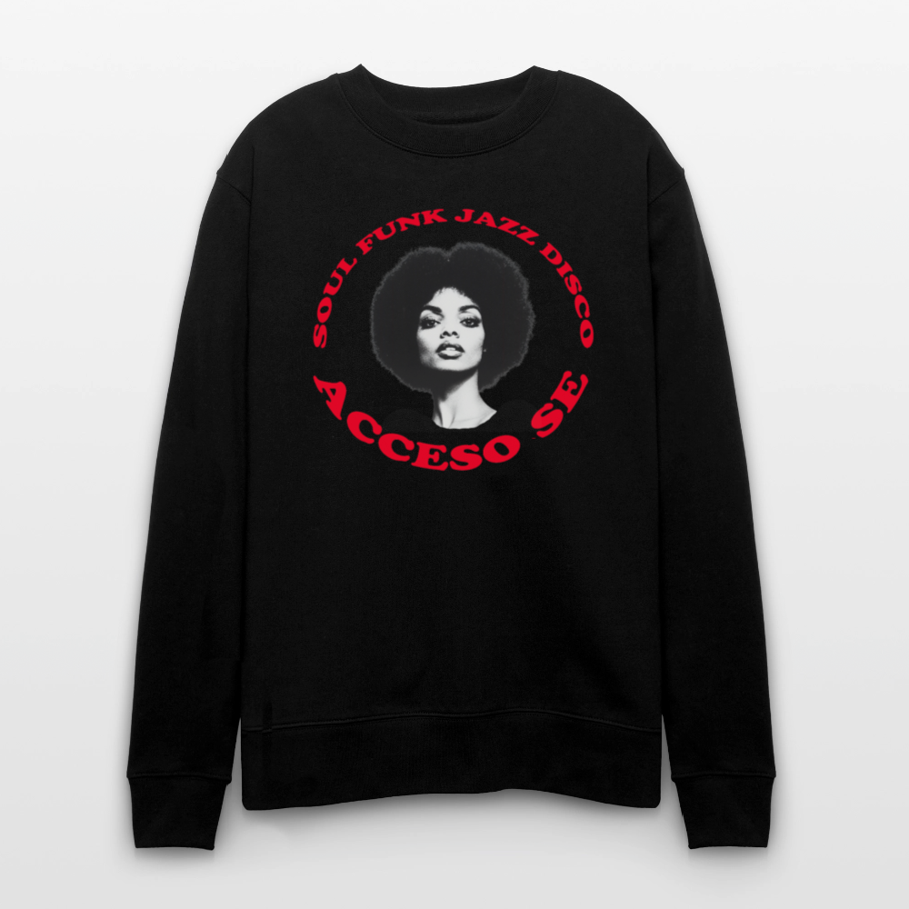 Where Music Lives – Powered by Acceso Family, Ekologisk sweatshirt CHANGER unisex från Stanley/Stella - svart