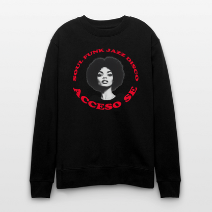 Where Music Lives – Powered by Acceso Family, Ekologisk sweatshirt CHANGER unisex från Stanley/Stella - svart