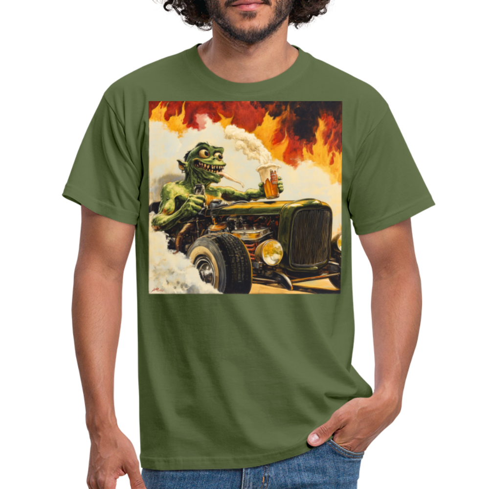 Ragg-Rex, T-shirt herr - Militärgrön