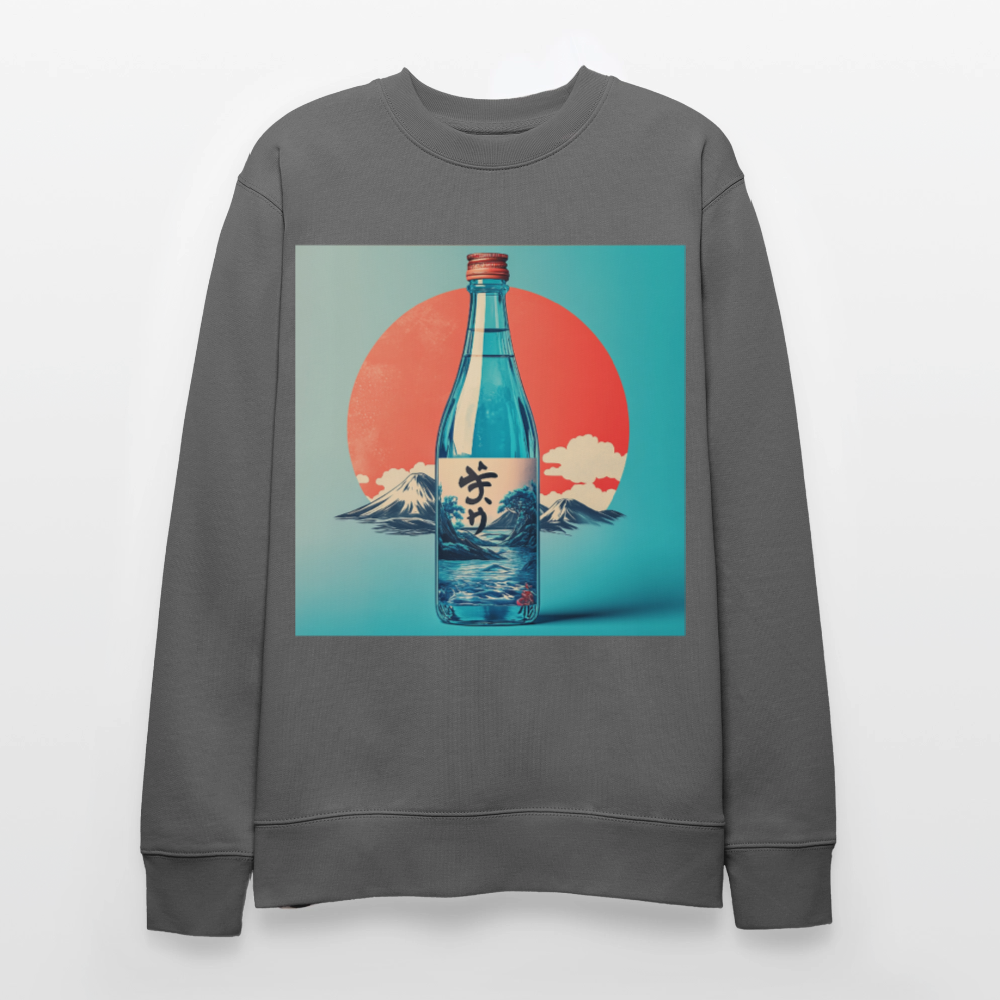 Stillhet i glas, Ekologisk sweatshirt CHANGER unisex från Stanley/Stella - kolgrå