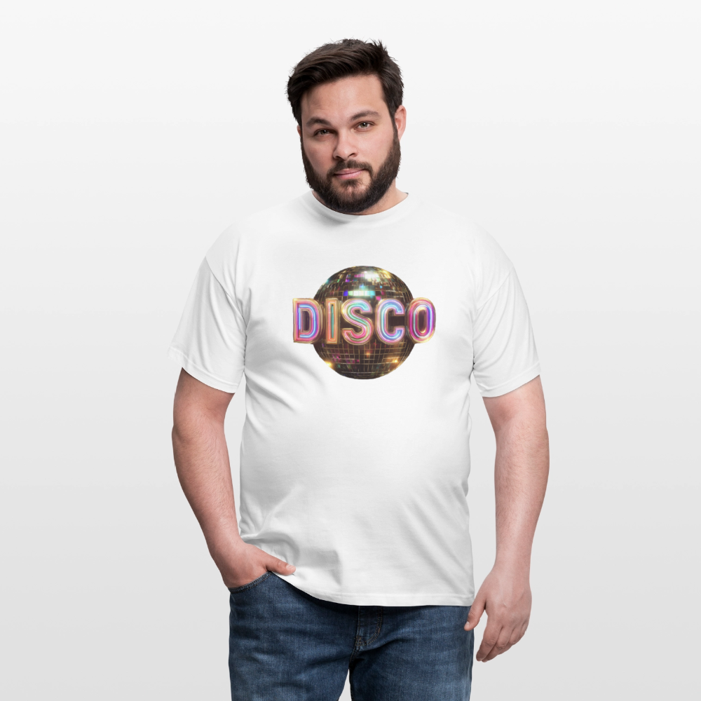 Disco Dreamscape, T-shirt herr - vit