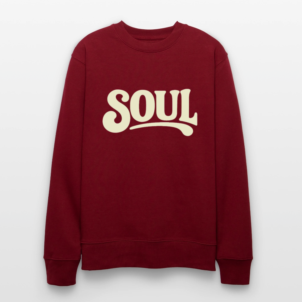 All About Soul, Ekologisk sweatshirt CHANGER unisex från Stanley/Stella - vinröd