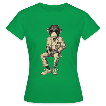 Mod Monkey, T-shirt dam - kellygrön