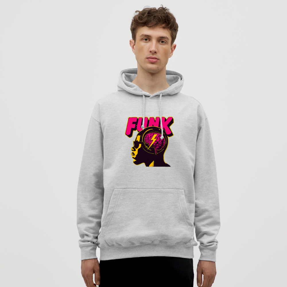 Funk Head, Luvtröja unisex - ljusgråmelerad