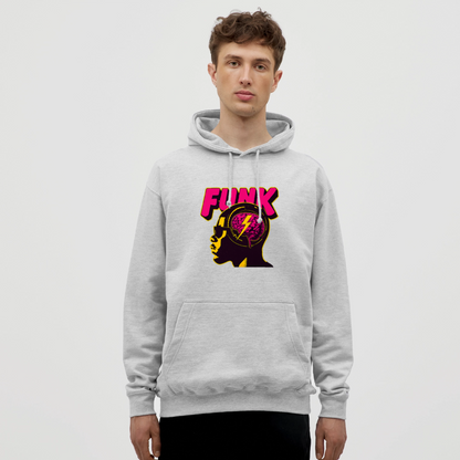 Funk Head, Luvtröja unisex - ljusgråmelerad