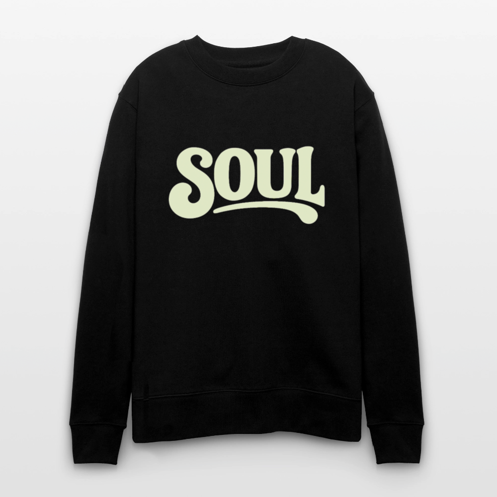All About Soul, Ekologisk sweatshirt CHANGER unisex från Stanley/Stella - svart