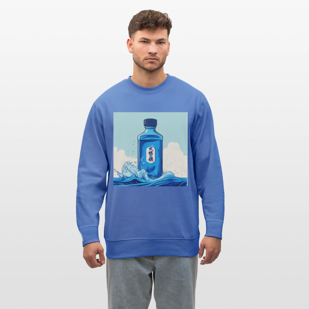 I Blått och Tystnad, Ekologisk sweatshirt CHANGER unisex från Stanley/Stella - blå