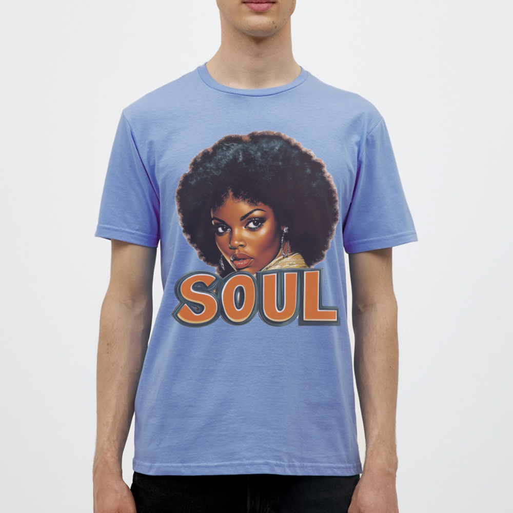 Soulful Vibes, T-shirt herr - carolina blue