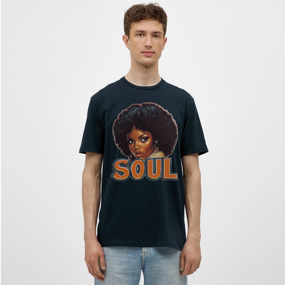 Soulful Vibes, T-shirt herr - marinblå