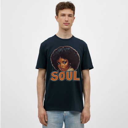 Soulful Vibes, T-shirt herr - marinblå